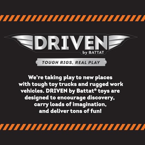 Driven by Battat - Pocket Fleet 1 - 20 Mini Toy Vehicles - Camper Van, Construction Trucks, Cement Mixer, Monster Truck, Race Ca