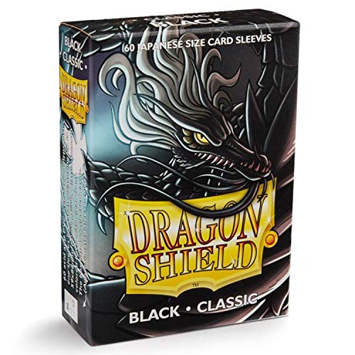 Arcane Tinmen Atm10602 59 X 86 Mm Dragon Shield Japanese Deck Protectors - Black44; 60 Per Pack