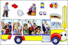 Wheels on The Bus Felt Flannel Board Story Build A Bus