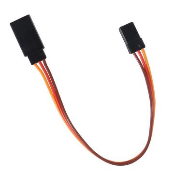 ACEIRMC 10pcs 3-Pin Servo Extension Cable Cord Female to Male Lead Wire Connector JR for RC Car Airplanes Remote Control (15cm)