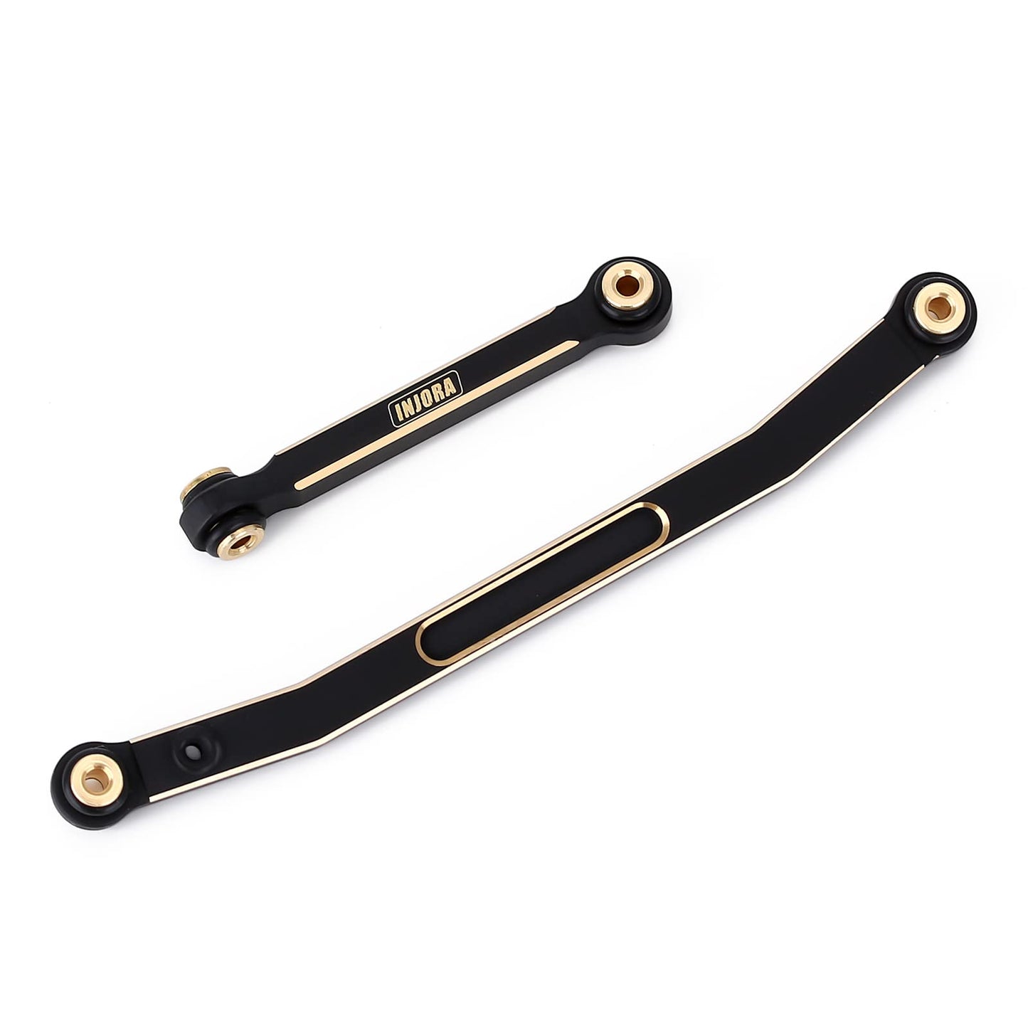 INJORA Brass Steering Rod Links Set -High-Tightening Linkage for 1/24 RC Crawler Axial SCX24 Gladiator Deadbolt C10 90081