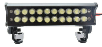 Apex RC Products 20 LED 55mm Aluminum Light Bar - Compatible with Traxxas 1/16 Teton, 1/16 Summit, 1/16 E-Revo, ECX 1/18 Temper,