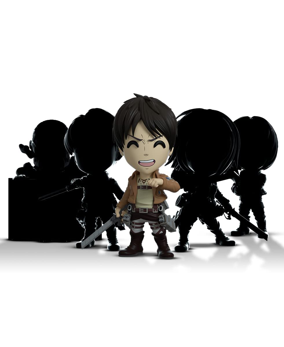 Youtooz Eren Vinyl Figure, 4.5' Anime Figures Eren Yeager From Attack On Titan Anime Series, Detailed Collectible Figure - Youtooz Attack On Titan Collection