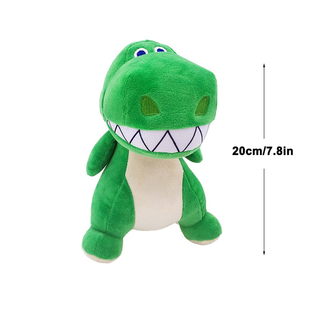 Suliutoys 7.8 Inches Story Green Dinosaur Rex Stuffed Animal Plush Toy, Gifts For Kids (20Cm Rex)