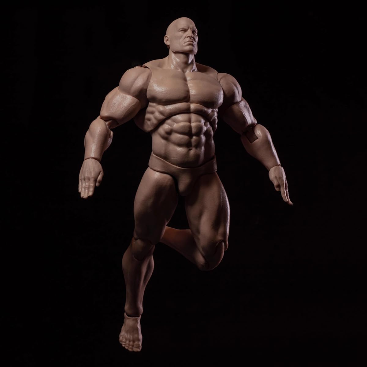 Roofworld 1/12 Scale Male Action Figure Strong Muscle Joint Body 6 Inch Super Flexible Comic Soldier Action Figure Body Doll Col