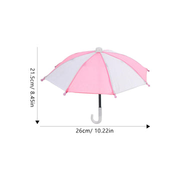 2 Pcs Mini Umbrella Toys Doll Toys Rainy Umbrella Miniature Umbrella Model Umbrella Hanging Decoration For Photo Props Supplies