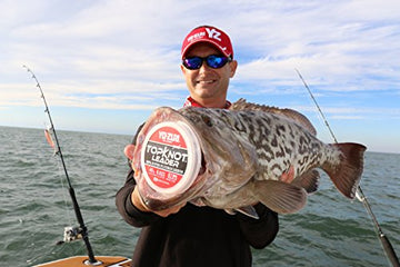 Yo-Zuri Topknot 30 Yd Sinking Leader, Disappearing Pink, 25 Lb