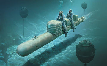 Italeri -5621 S.L.C. Pig with Crew, 1:35 Scale, Model Kit, Plastic Model to Assemble, Multicoloured, IT5621