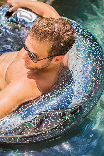 Poolcandy Sun Chair Water Raft, Multiple Chair Styles (Black Onyx)
