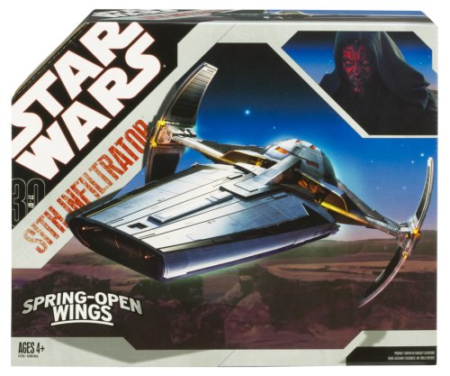 Hasbro Star Wars Sith Infiltrator Assault Vehicle - Medium, Plastic, Model 87294