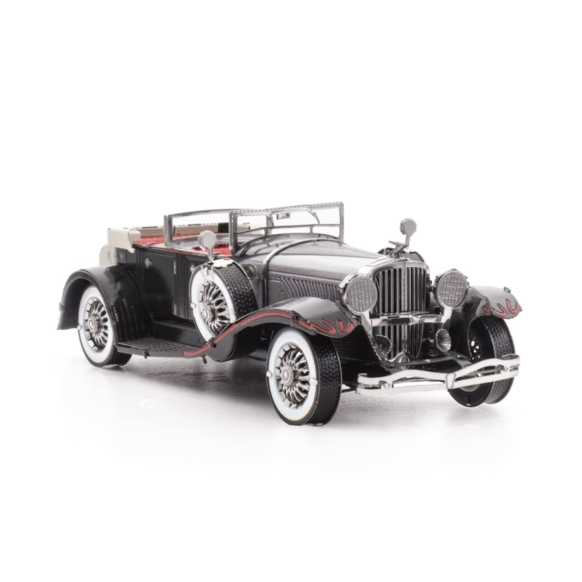 Fascinations Metal Earth Puzzle 3D Car Duesenberg Ii Sj 1934. Vehicle Metal Puzzle. Building Models For Adults Challenging Level 10.01 X 3.99 X 2.59 Cm