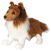 Douglas 12 Whispy Sheltie Dog Plush Stuffed Animal - Brown/White Shetland Sheepdog Toy, Soft & Cuddly for Kids