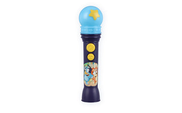 Ekids Bluey Microphone Toy For Toddlers, Includes Built-In Music And Lights, Designed For Fans Of Bluey Toys