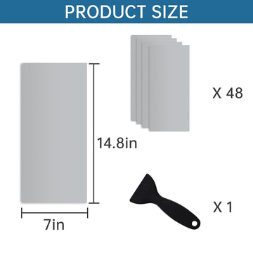 48 Sheets Puzzle Saver Sheets, Preserve 8 × 1000 Puzzle Saver Peel And Stick, Puzzle Sticker Sheets No Stress & No Mess, Puzzle Glue Sheets And Frame To Preserve Your Finished 2000, 1000, 500 Puzzle