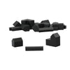 Bkprint3D Replacement Pieces For Catan Board Game | Settlers Pieces | 82 Colors | Base Set | (67_Galaxy_Black)