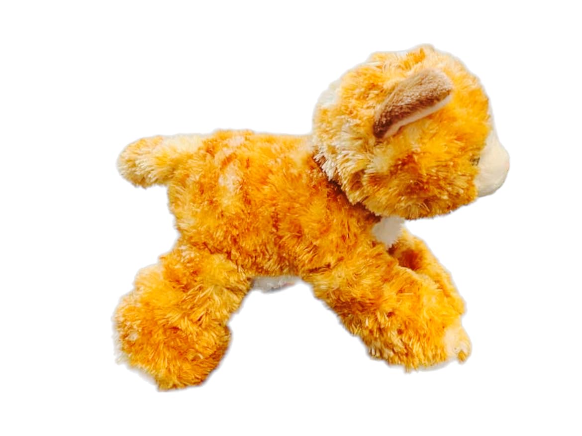 Jolitee Kitten Cat Collection Small Plush Stuffed Animal 8 Inch (Orange)