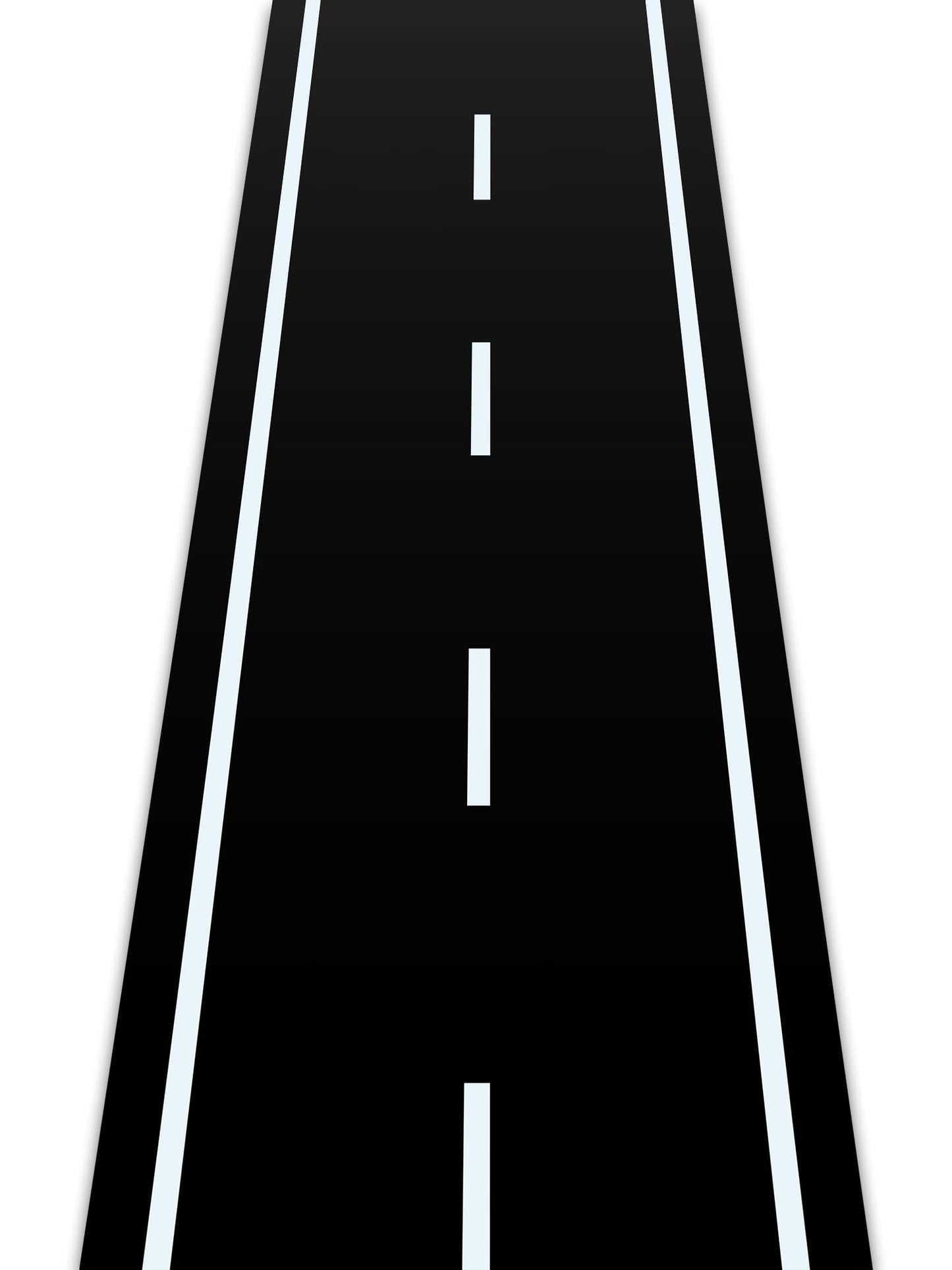 Remagr Racetrack Floor Running Black Racer Party Decoration Mat Road Table Runner Long Racetrack Tablecloth Drag for Party(Simpl