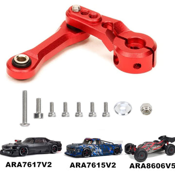 Aluminum 25t servo Horn & Steering Linkages Upgrades Part for Arrma 1/7 Infraction Felony Limitless 1/8 KRATON Notorious Outcast