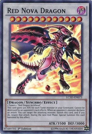 Yu-Gi-Oh! - Red Nova Dragon (Lc5D-En073) - Legendary Collection 5D 'S Mega Pack - 1St Edition - Super Rare