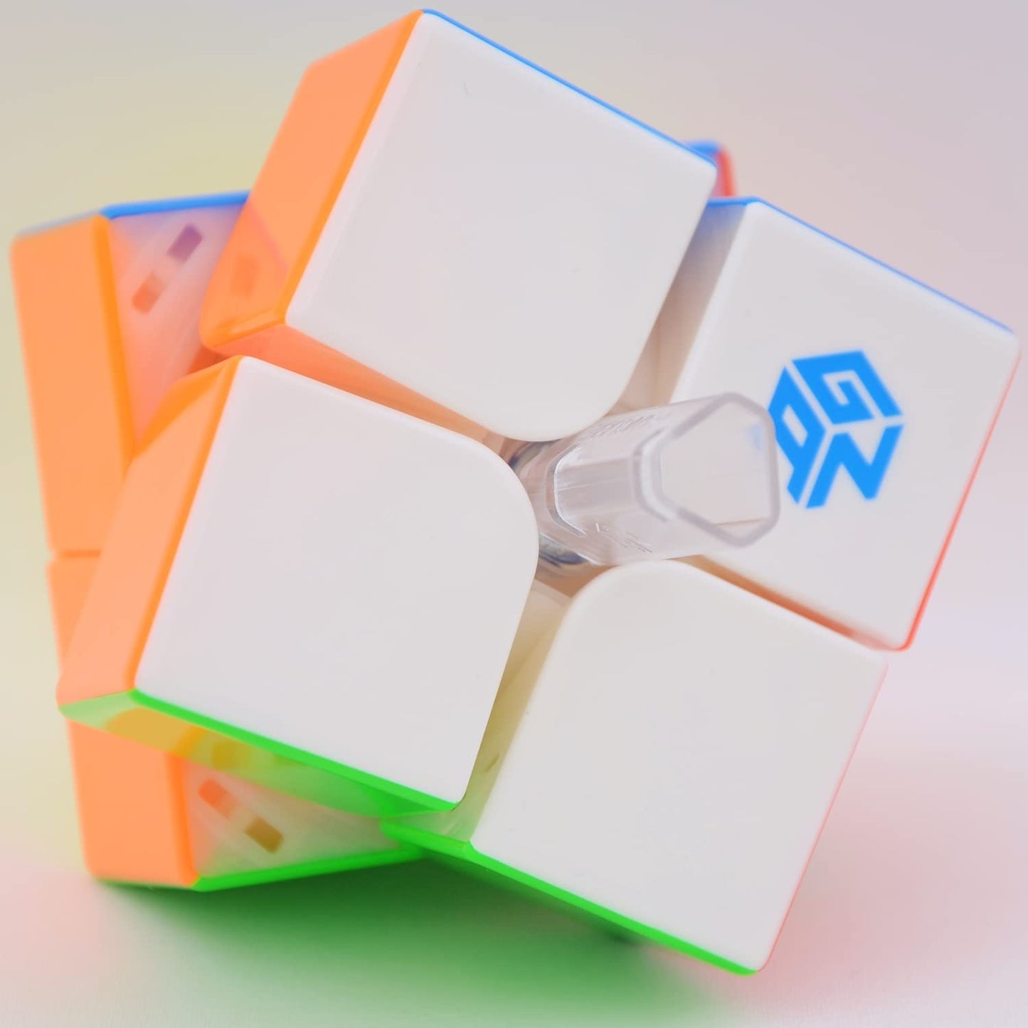 Bukefuno Gan 251 Leap Magnetic Speed Cube Gans 2X2 Gan 251 Leap 63 Stickerless Magnets Magic Cube Mini 2X2X2 Puzzle Frosted Surf