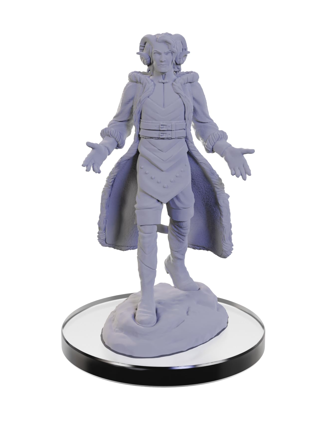 Wizkids Critical Role Unpainted Miniatures: Lucien Tavelle & Cree Deeproots Figures