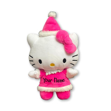 Personalized Officially Licensed Kitty Plush Stuffed Animal Toys (Personalized Holiday Kitty)