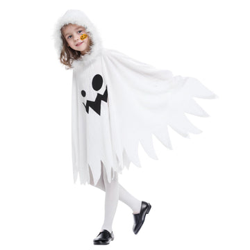 Eozy White Ghost Costume Kids Girls Halloween Scary Cosplay Fancy Dress 4 Years