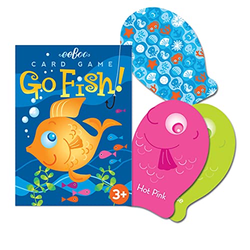 Eeboo: Color Go Fish Playing Card Game, Cards Are Durable And Easy To Use, Instructions Included, Educational And Fun Learning, For Ages 3 And Up