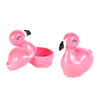 Pink Flamingo-Shaped Plastic Easter Eggs - Party Supplies - 12 Pieces