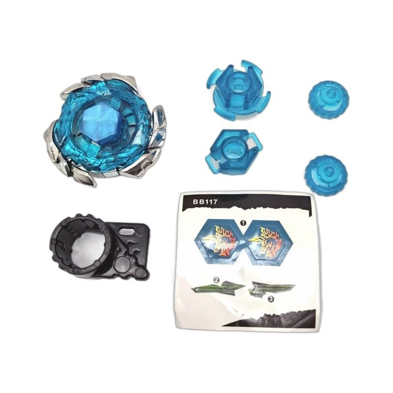 Battling Tops Game Metal Fusion 4D Gyro BB117 Blitz Striker 100RSF Spinning Top Toys (bb-117)