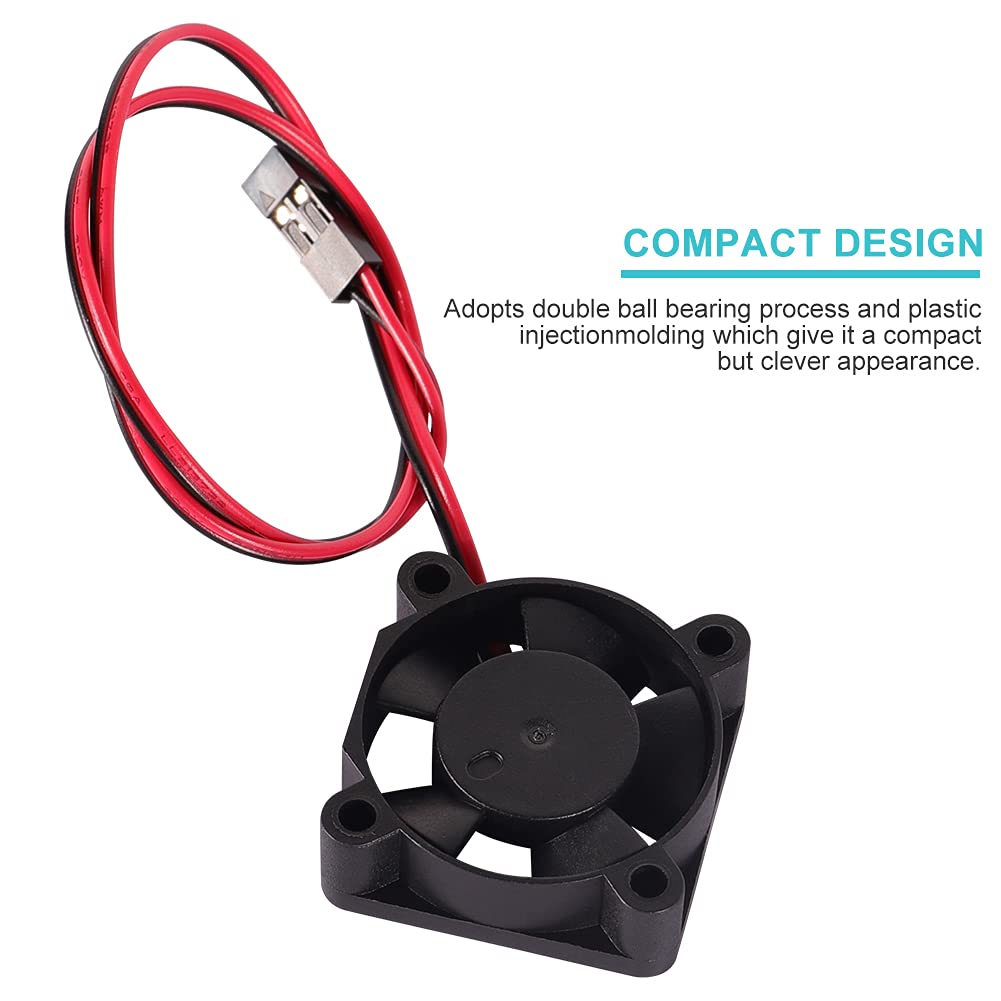 WEISHUJI 2pcs RC Motor Cooling Fan Heatsink, RC Car Motor Cooling Fan 3010 30mmx30mmx10mm Brushless Cooler DC 5V Compatible with