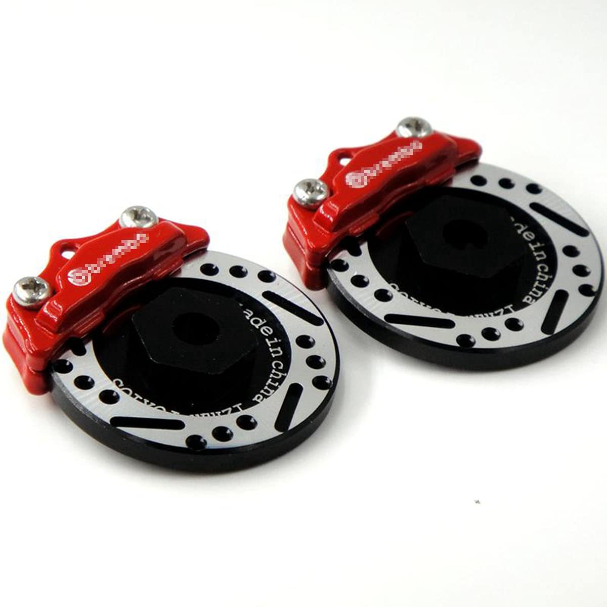4pcs RC 1/10 RC Allum Brake Disc Caliper 12mm Hub for 1/10 RC Racing Model Car