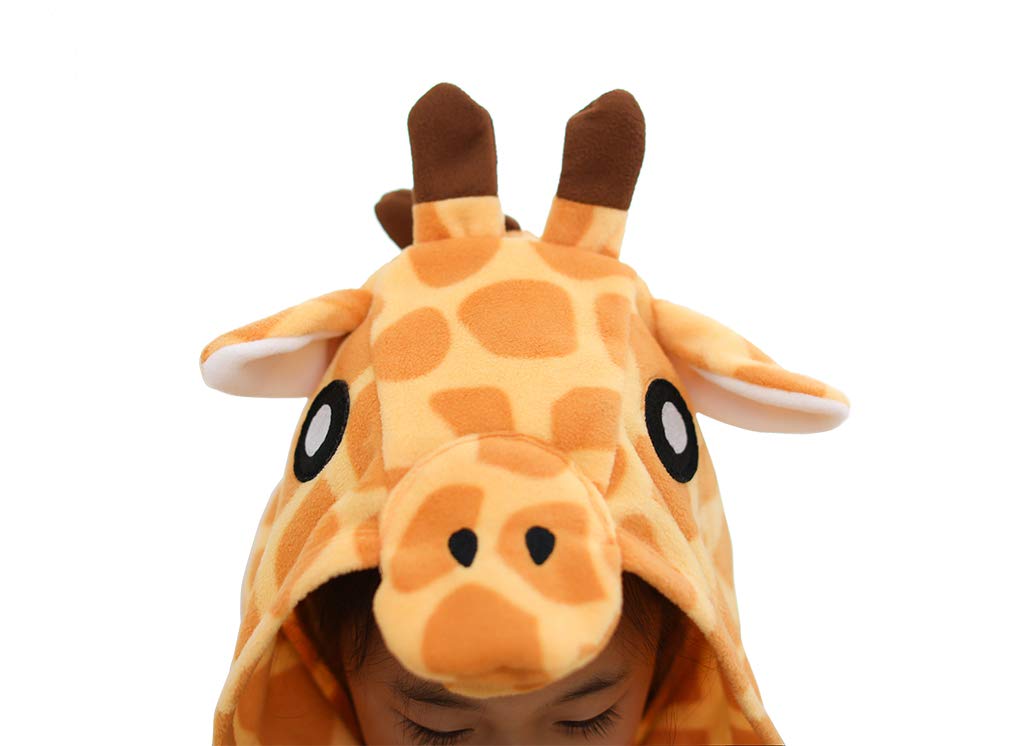 Kianmacar Kids Animal Onesie Pajamas Halloween Costume Cosplay Sleepwear (Age:Over 6 Years Old)
