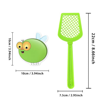 Lachilly Dry Erasable Fly Cards, Diy Swat Educational Learning Game For Kindergarten Classroom, Math Games, Sight Words Games, D