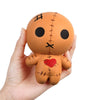 Anboor Voodoo Dolls Squishies - 4.7" Soft Brown Ghost Doll, Stress Relief Toy, Thermoplastic Rubber, Halloween Kawaii
