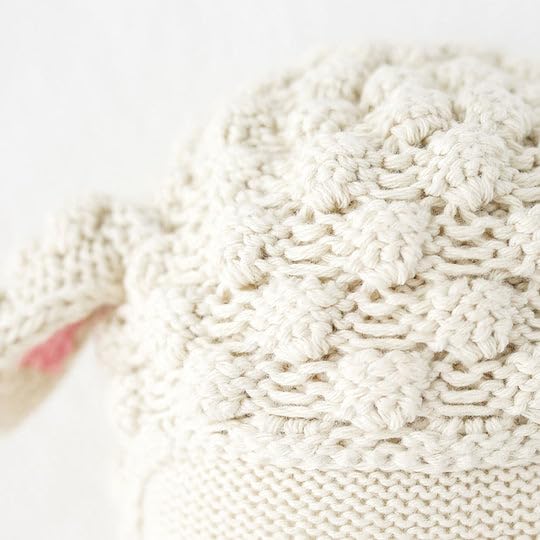 Cuddle + Kind Pastel Lucy The Lamb Little 13'' Hand-Knit Doll - 1 Doll = 10 Meals, Fair Trade, Heirloom Quality, Handcrafted In