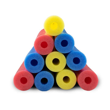 In The Swim Jumbo Pool Noodles - 20-Pack, 50" Soft Foam, Assorted Colors, Extra Buoyancy Exercise Aid, Pool Toy