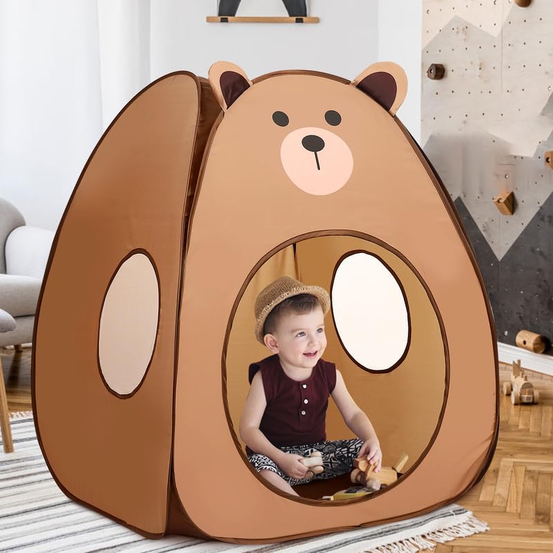 Kids Play Tent Lucky Castle Pop Up Tent For Kids Cute Tent For Boys And Girls Indoor Outdoor Playhouse With Storage Bag Perfect