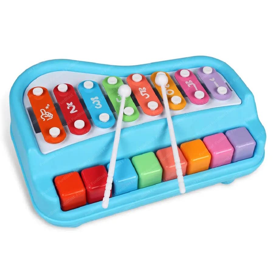 Funblast Xylophone Hand Knock Piano Toys, Hammering & Pounding Toy, Kids Musical Instruments, Xylophone For 1+ Year Old, Kids