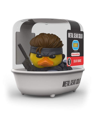 Tubbz Solid Snake Collectible Rubber Duck Vinyl Figure – Official Metal Gear Solid Merchandise – Action Pc & Video Games