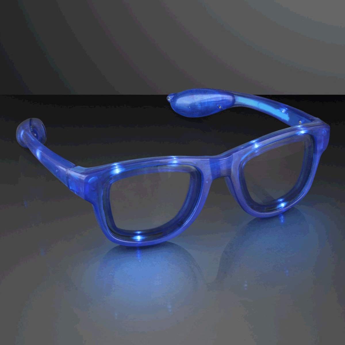 Blinkee Blue Led Nerd Glasses