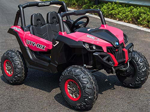 Mini Moto Utv 4X4 12V Pink (2.4Ghz Rc)