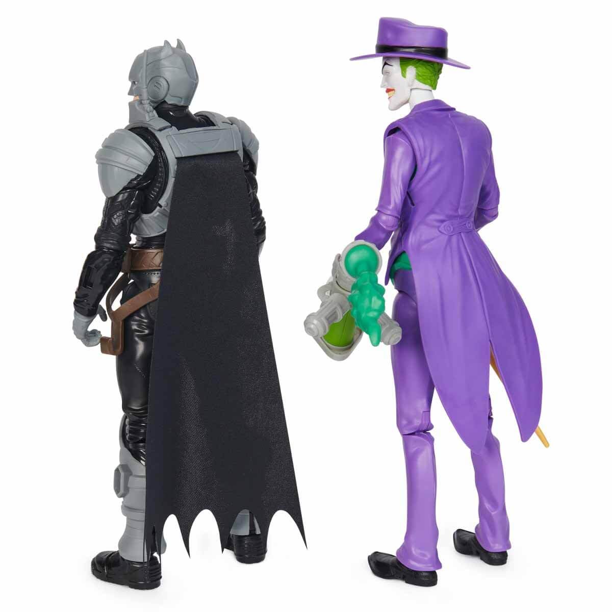 DC Comics Batman Adventures Batman vs The Joker Action Figures Set 2 Figures 12 protective covering Accessories 12-inch Super Hero Kids Toy for Boys & Girls