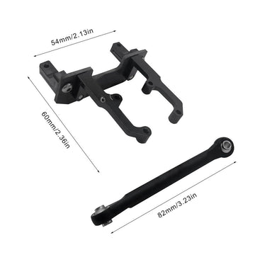 Metal Servo Stand Mount, Axle Servo Brackets Remote Control Accessories For 1/10 Rc Crawler Car Axial Scx10 Ii 90046 90047 Parts