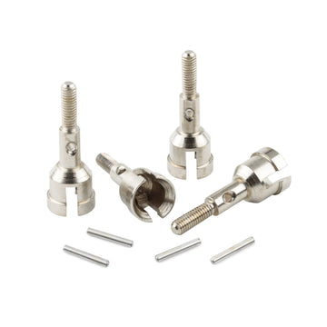 Rchobbytop 7mm to 12mm Wheel Drive Hex Convert Adapters & Axle Shaft & Lock Nuts & Wrench for 1/18 WLtoys A949 A959 A969 A979 K9