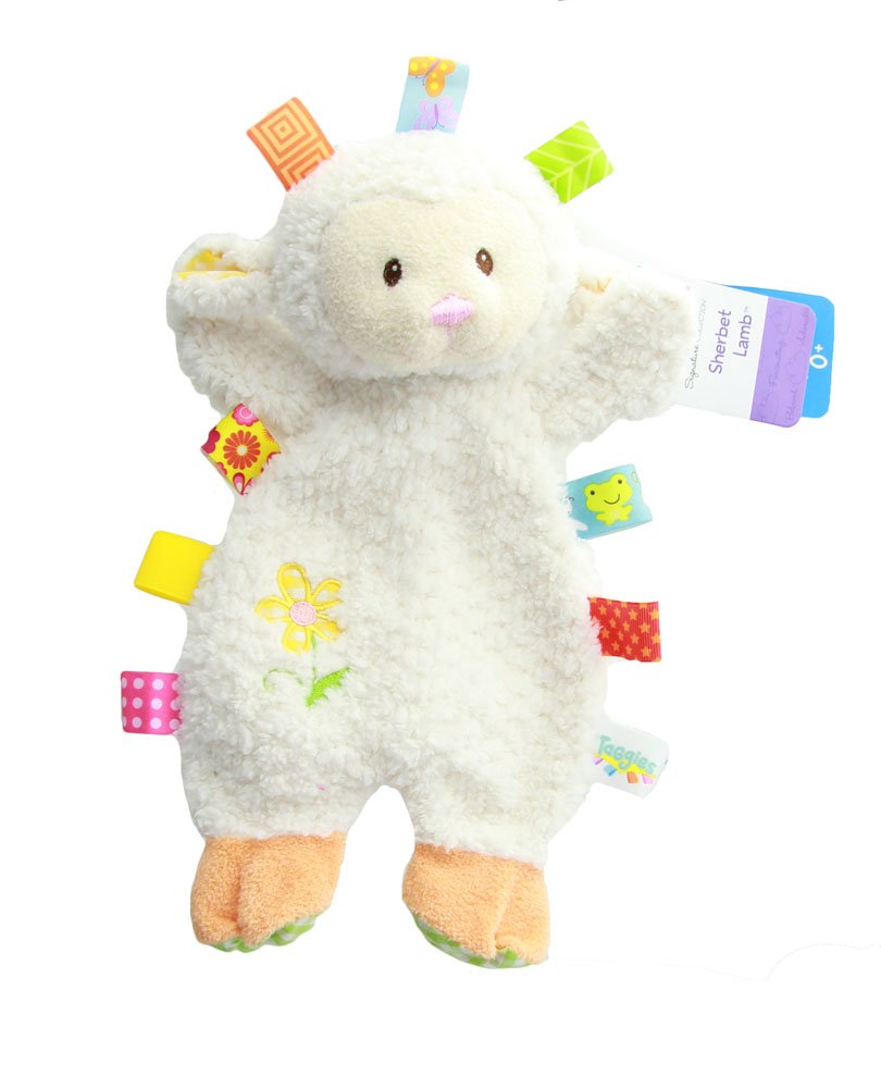 Taggies Sherbet Lamb Lovey Toy, 12 Inch (Pack Of 1)