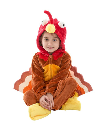 Hsctek Baby Turkey Costume, Infant Turkey Costume For Baby Boys Girls, Baby Thanksgiving Costume For Toddler Newborn 12-18Months