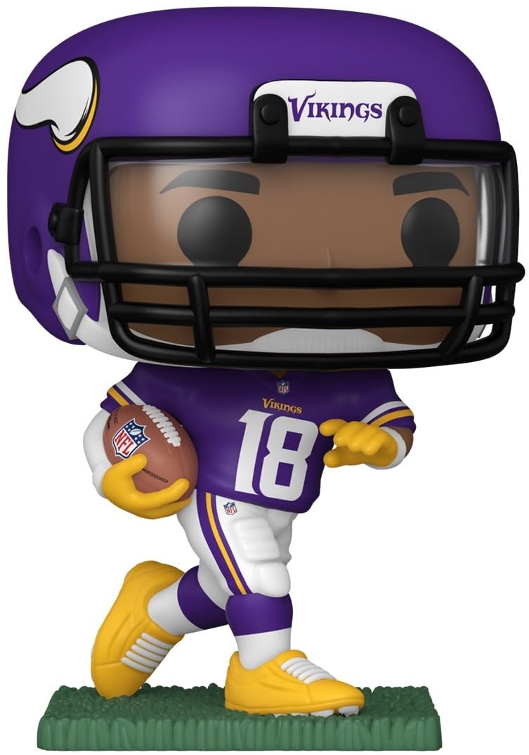 Funko POP! NFL Justin Jefferson Figure - Purple Vinyl - Model 72272