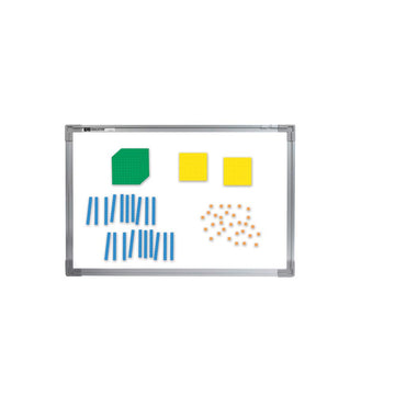 Eai Education Magnetic Quietshape Foam Base Ten: Differentiated - Set Of 53