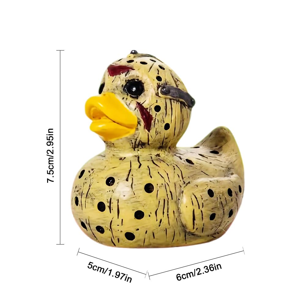 Unique 3D Printing Duck, 3 Inch Gothic Satanic Duck, Cyberpunk Resin Punk Ducks, Funny Duck Toys, Gifts For Friends Birthday, Co